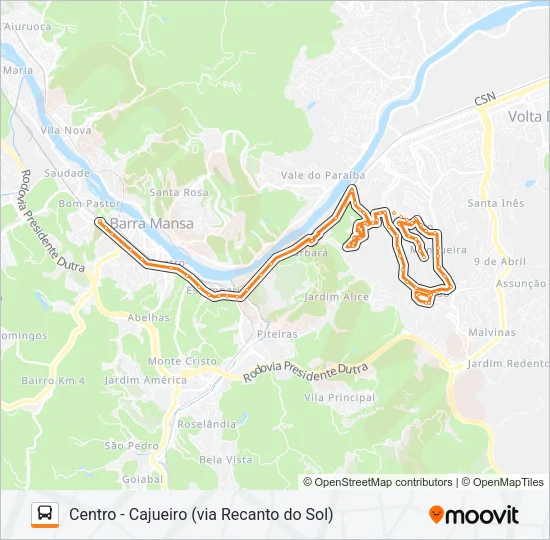 TR501-06 Bus Line Map
