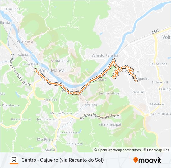 TR501-06 Bus Line Map