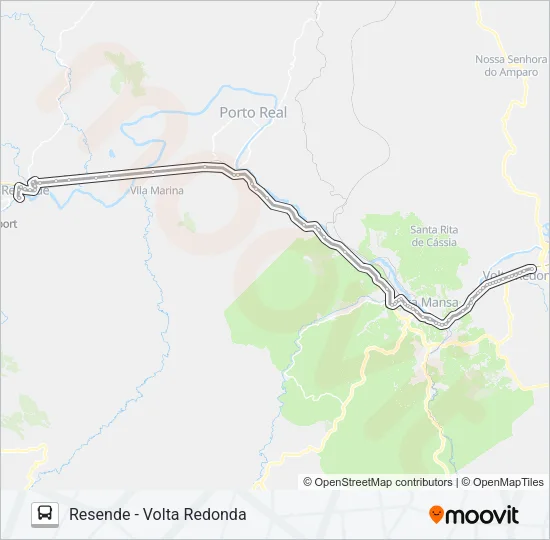 P185 Bus Line Map