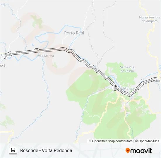 P185 Bus Line Map