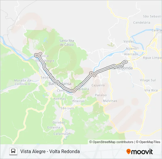 P501 Bus Line Map