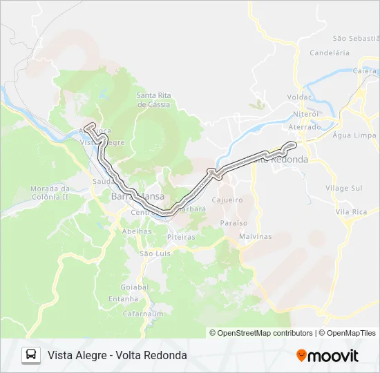 P501 Bus Line Map