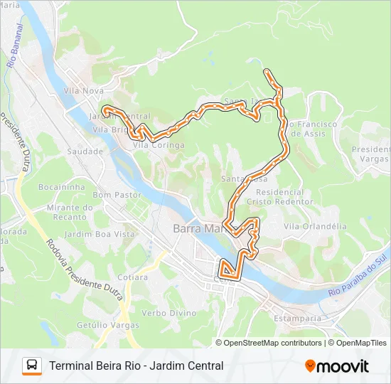 CL121 Bus Line Map