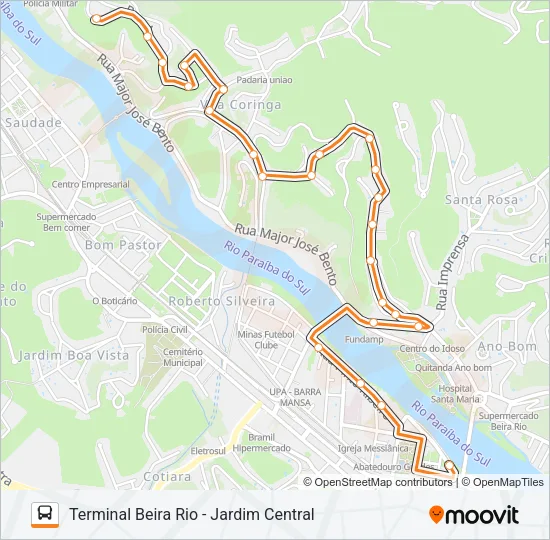 CL121 Bus Line Map