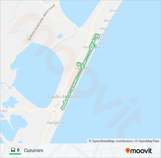 6 Bus Line Map