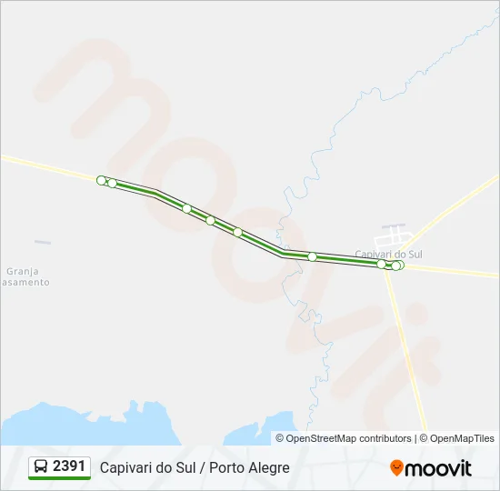 2391 Bus Line Map