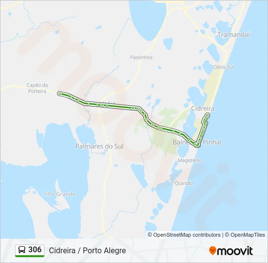306 Bus Line Map