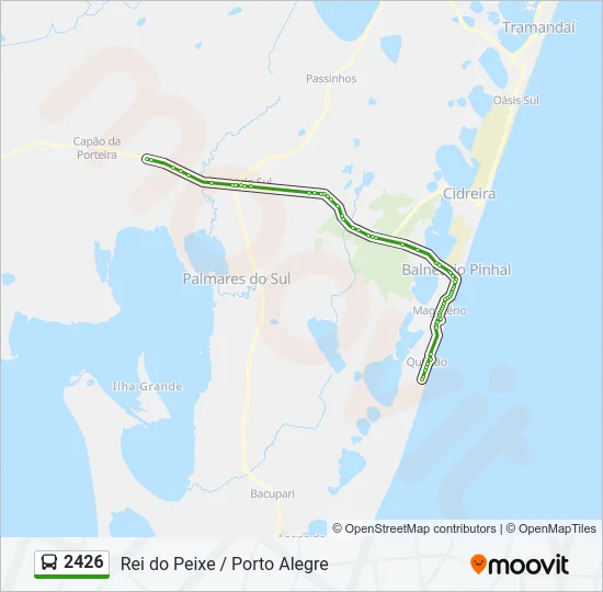 2426 Bus Line Map