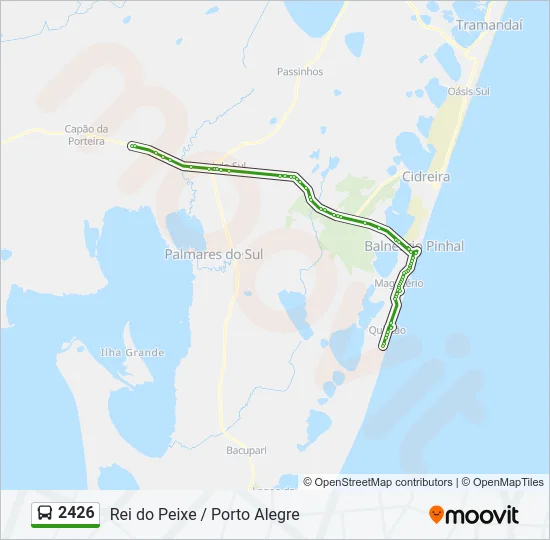 2426 Bus Line Map