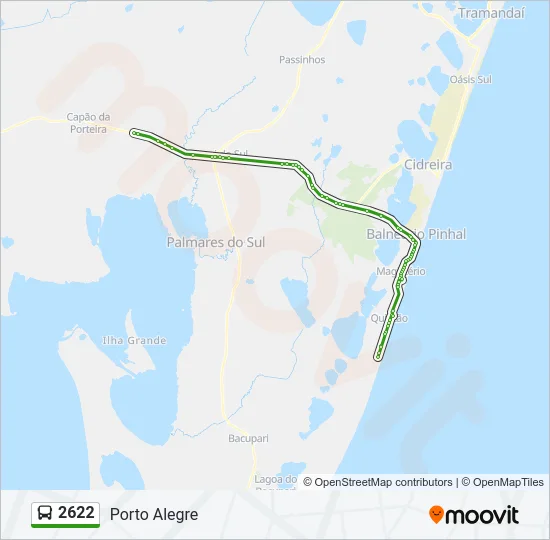 2622 Bus Line Map