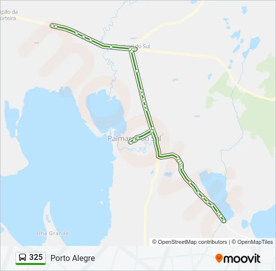 325 Bus Line Map