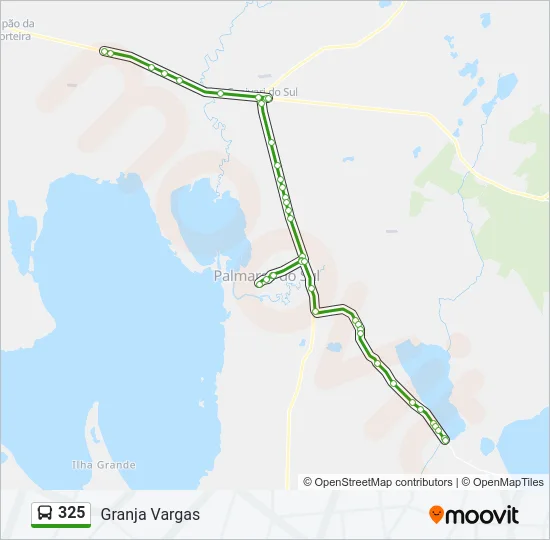 325 Bus Line Map