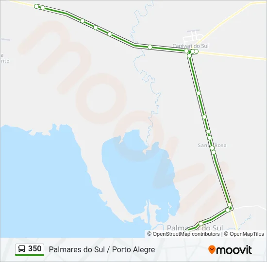 350 Bus Line Map