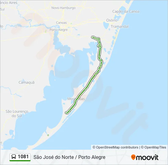1081 Bus Line Map