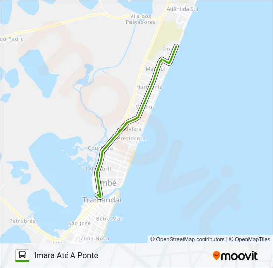 IMARA Bus Line Map