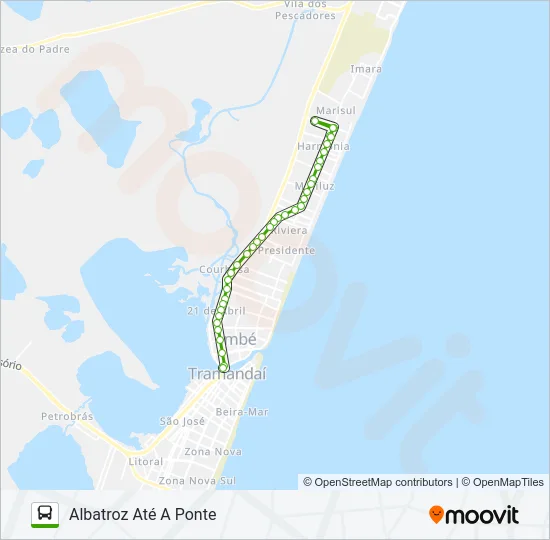 ALBATROZ Bus Line Map
