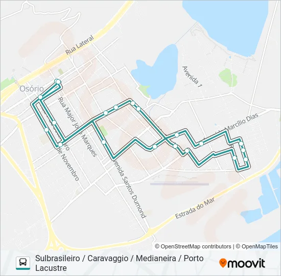 CIRCULAR II Bus Line Map