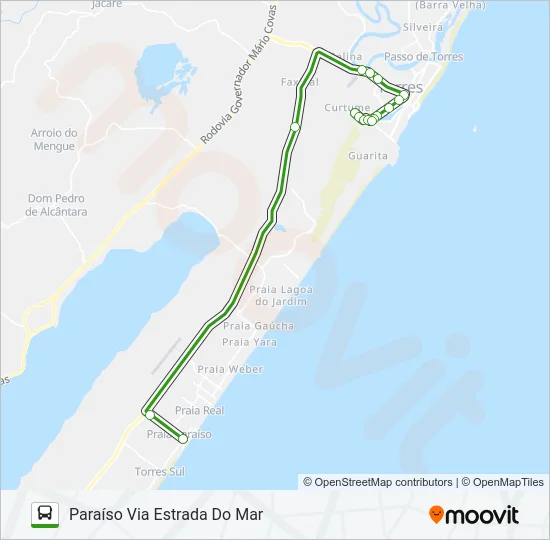 PARAÍSO Bus Line Map