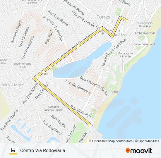 DINDINHO Bus Line Map