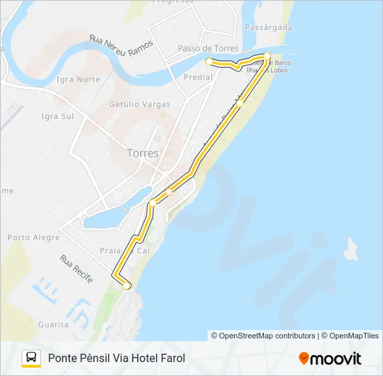 DINDINHO Bus Line Map