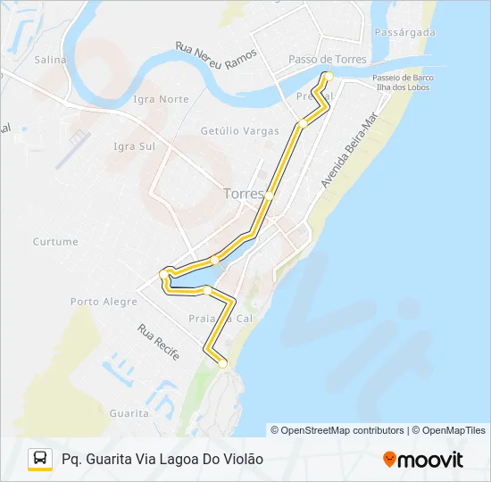 DINDINHO Bus Line Map