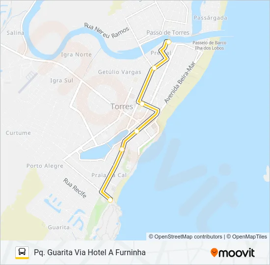 DINDINHO Bus Line Map