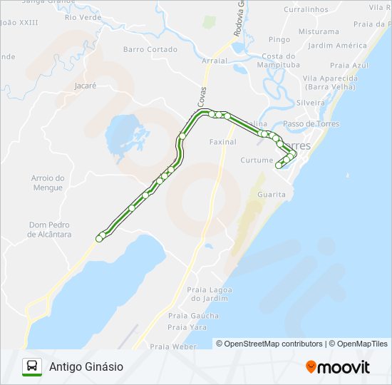SÃO BRÁS bus Line Map