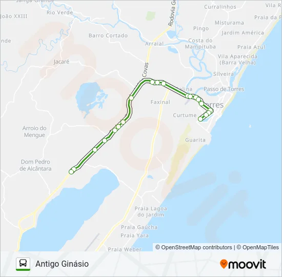 SÃO BRÁS Bus Line Map