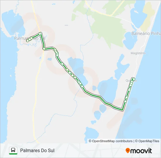 001 Bus Line Map