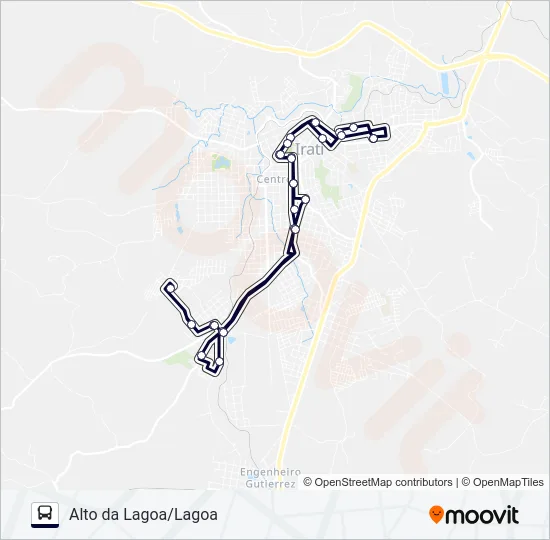 03 ALTO DA LAGOA/LAGOA Bus Line Map