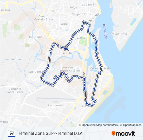 100 1 CS1 bus Line Map