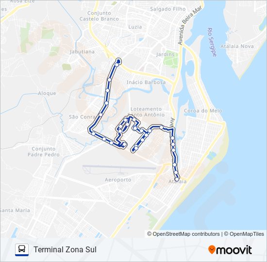 100 2 CS2 bus Line Map