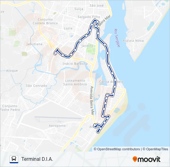 100 2 CS2 Bus Line Map