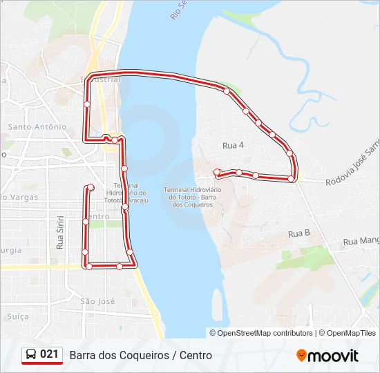 021 Bus Line Map