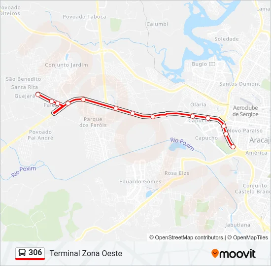 306 Bus Line Map