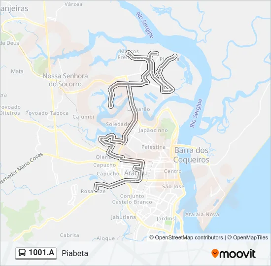 1001.A Bus Line Map