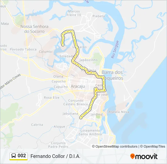 002 Bus Line Map