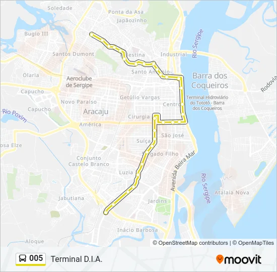 005 Bus Line Map