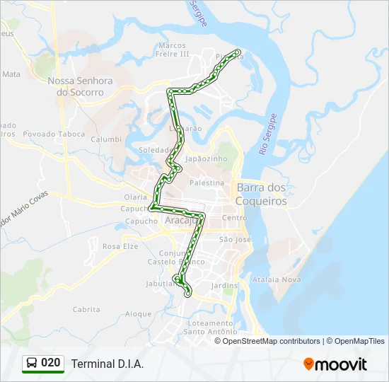 020 Bus Line Map