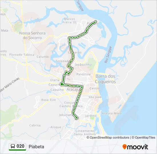 020 Bus Line Map