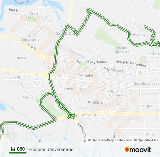 050 Bus Line Map