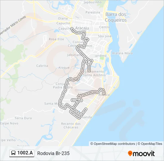 1002.A Bus Line Map