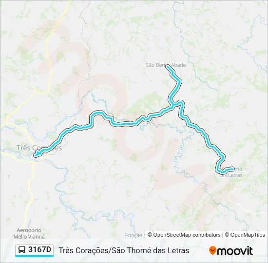 3167D Bus Line Map
