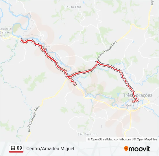 09 Bus Line Map