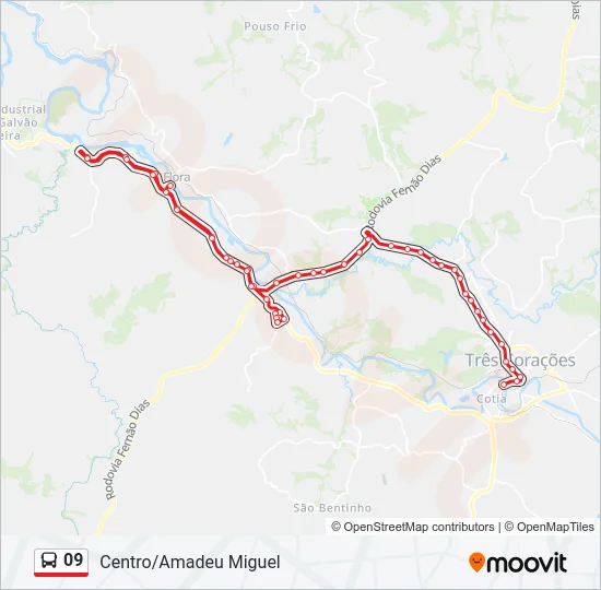 09 Bus Line Map
