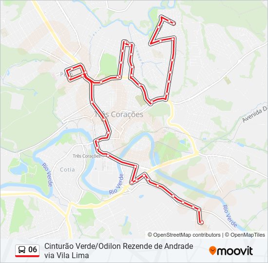 Mapa de 06 de autobús