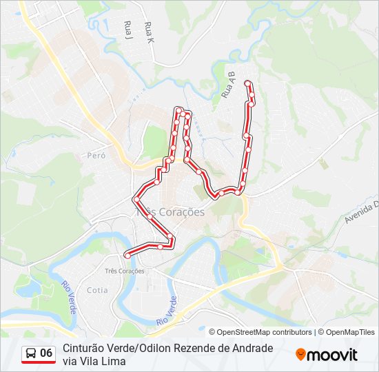 Mapa de 06 de autobús