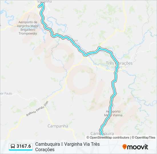 3167.6 Bus Line Map