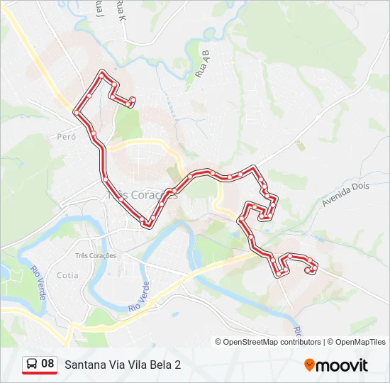 08 Bus Line Map