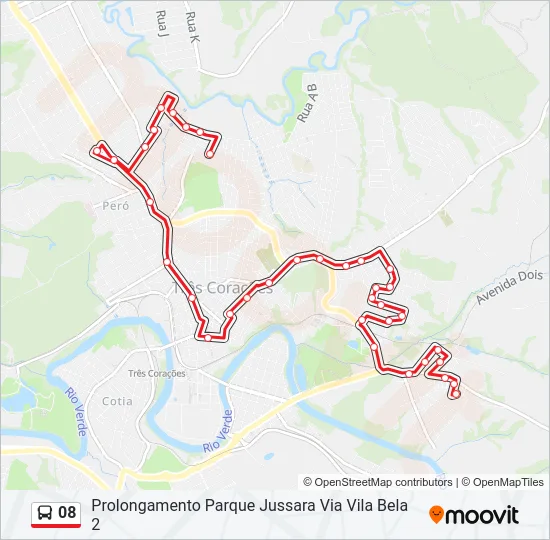 08 Bus Line Map